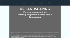 Desktop Screenshot of drlandscaping.com.au