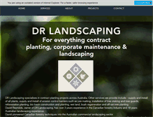 Tablet Screenshot of drlandscaping.com.au